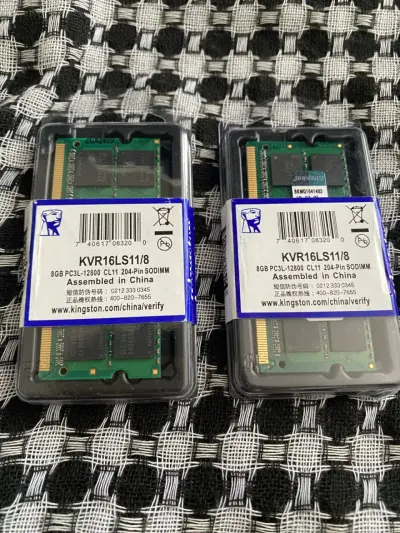 Kit de memorias DDR3L para laptop 2x8Gb - miniatura 1