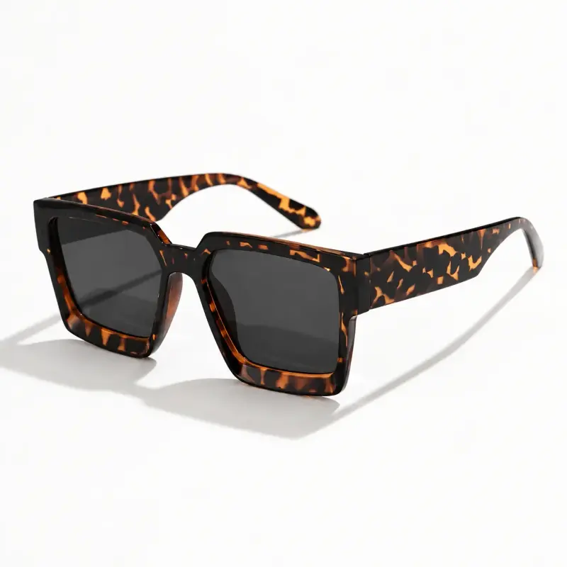Gafas de Sol Cuadradas Estilo Carey - 1