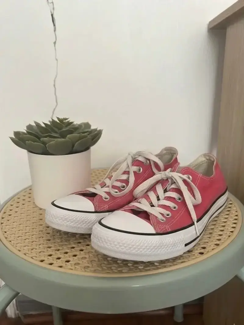 Zapatillas Converse rosadas clásicas mujer - 2