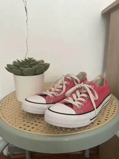 Zapatillas Converse rosadas clásicas mujer - miniatura 2