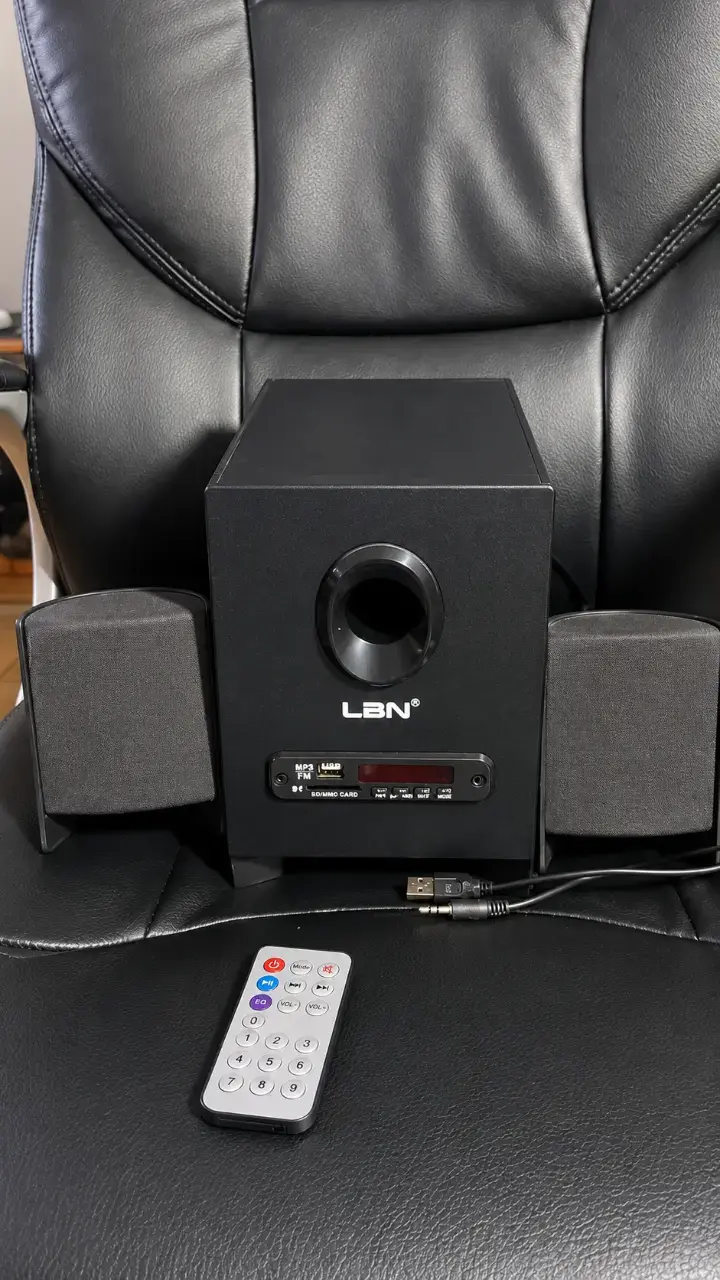 Mini Subwoofer para PC & Laptop (Bt & cable ) - 1
