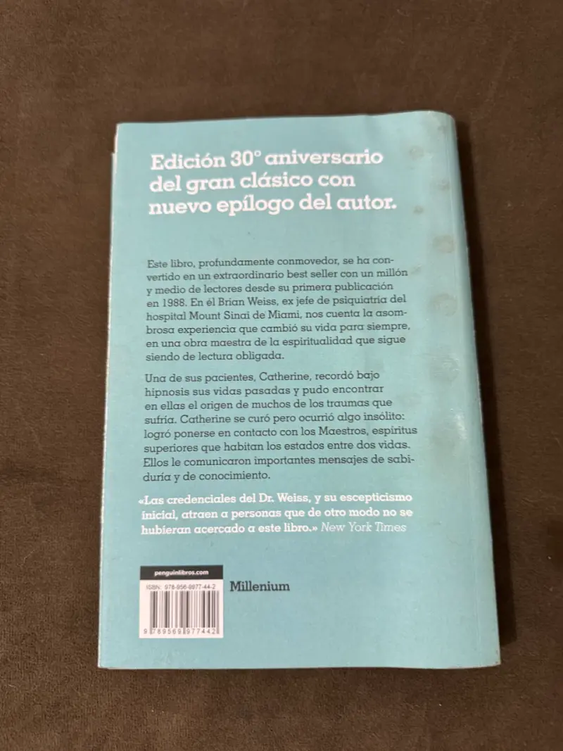 Libro Muchas Vidas, Muchos Maestros de Brian Weiss - 2