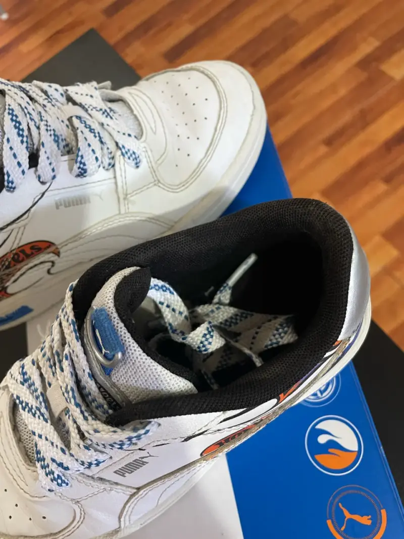 Zapatillas Puma Hot Wheels blancas para niño - 6