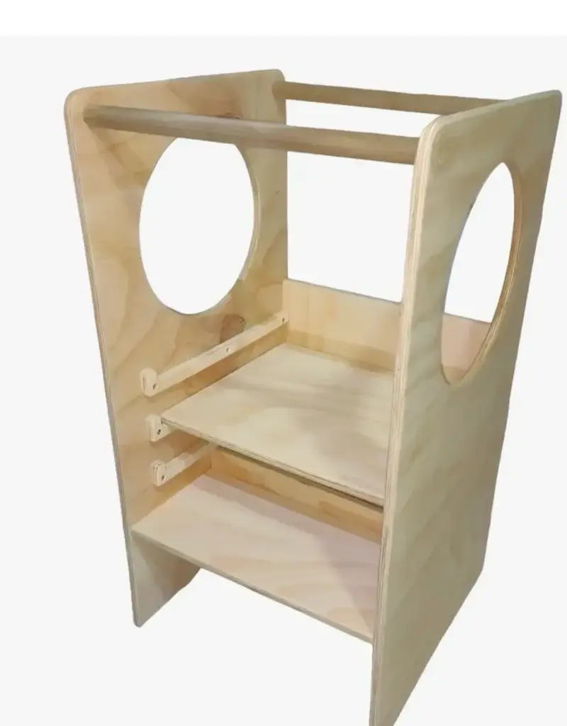 Torre de aprendizaje de madera ajustable