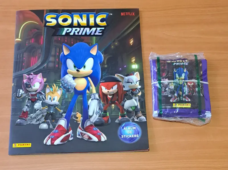 Álbum de Stickers Sonic Prime Panini + 20 sobres l