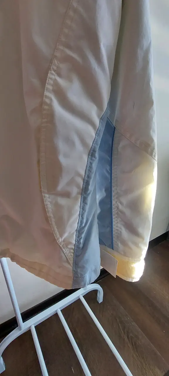 Chaqueta Columbia Interchange Blanca y Celeste - 3