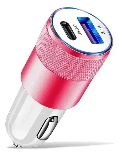 Cargador USB para auto con pantalla LED - miniatura 1