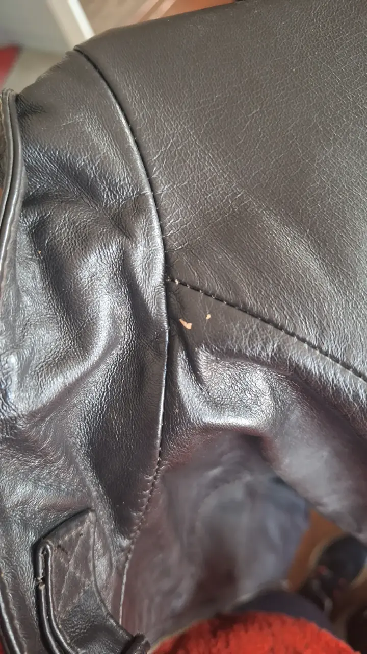 Chaqueta de cuero negra Index - 3