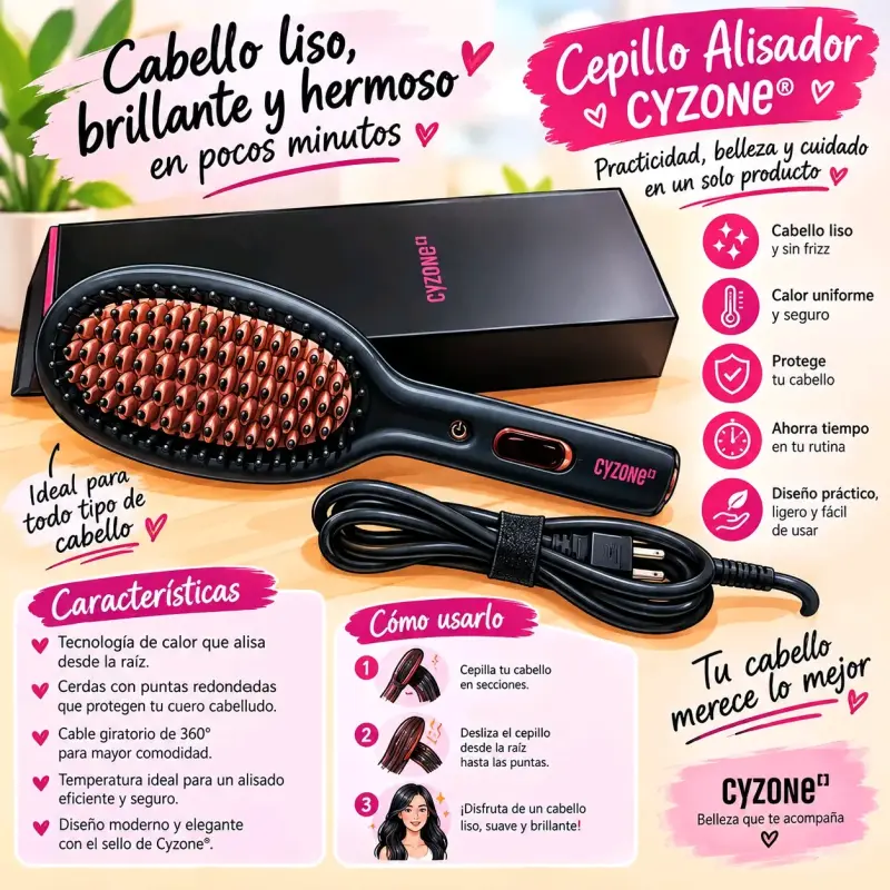 Plancha para el cabello GAMA Elegance roja - 2