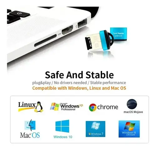 Lector de Tarjetas USB 2.0 Multicolor - 5