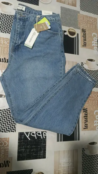 Jeans azul para mujer University Club - miniatura 1