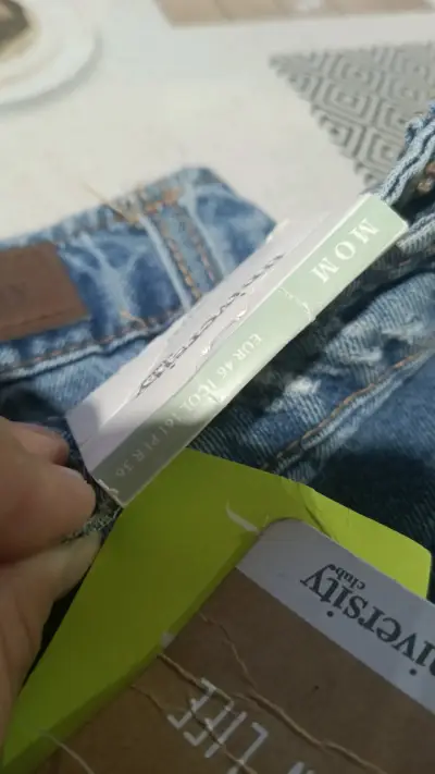 Jeans azul para mujer University Club - miniatura 3