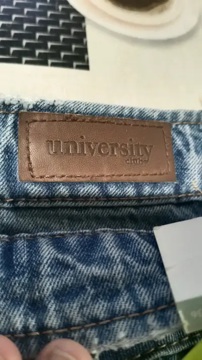 Jeans azul para mujer University Club - miniatura 4