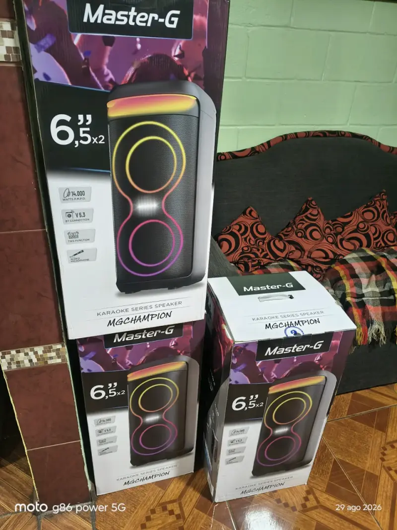 Parlante Karaoke Master-G MGChampion 14000W - 1