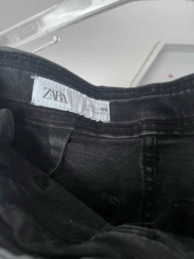 Jeans negros de mujer Zara talla 8 - 2