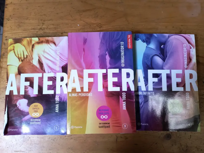 Trilogía de libros After de Anna Todd - 1