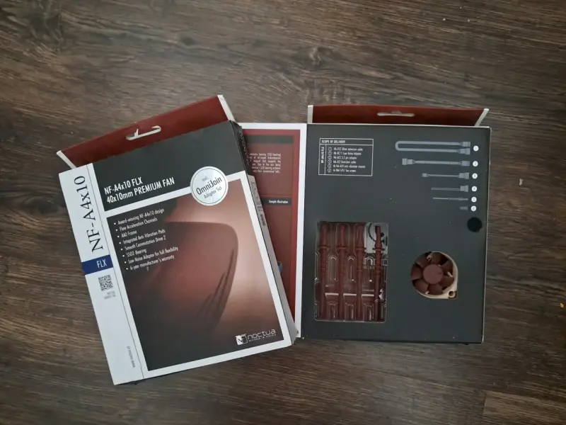 Ventiladores premium Noctua NF-A4x10 FLX 40x10mm - 1