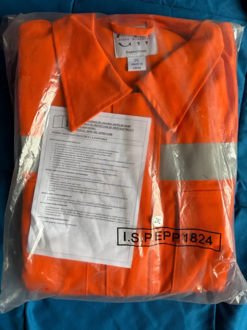 Overol de Protección Naranja Coben Workwear - 1