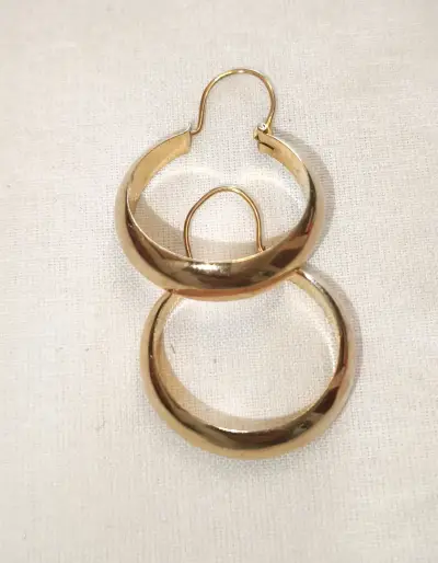 Aros de oro 18k elegantes - miniatura 1