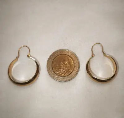 Aros de oro 18k elegantes - miniatura 2
