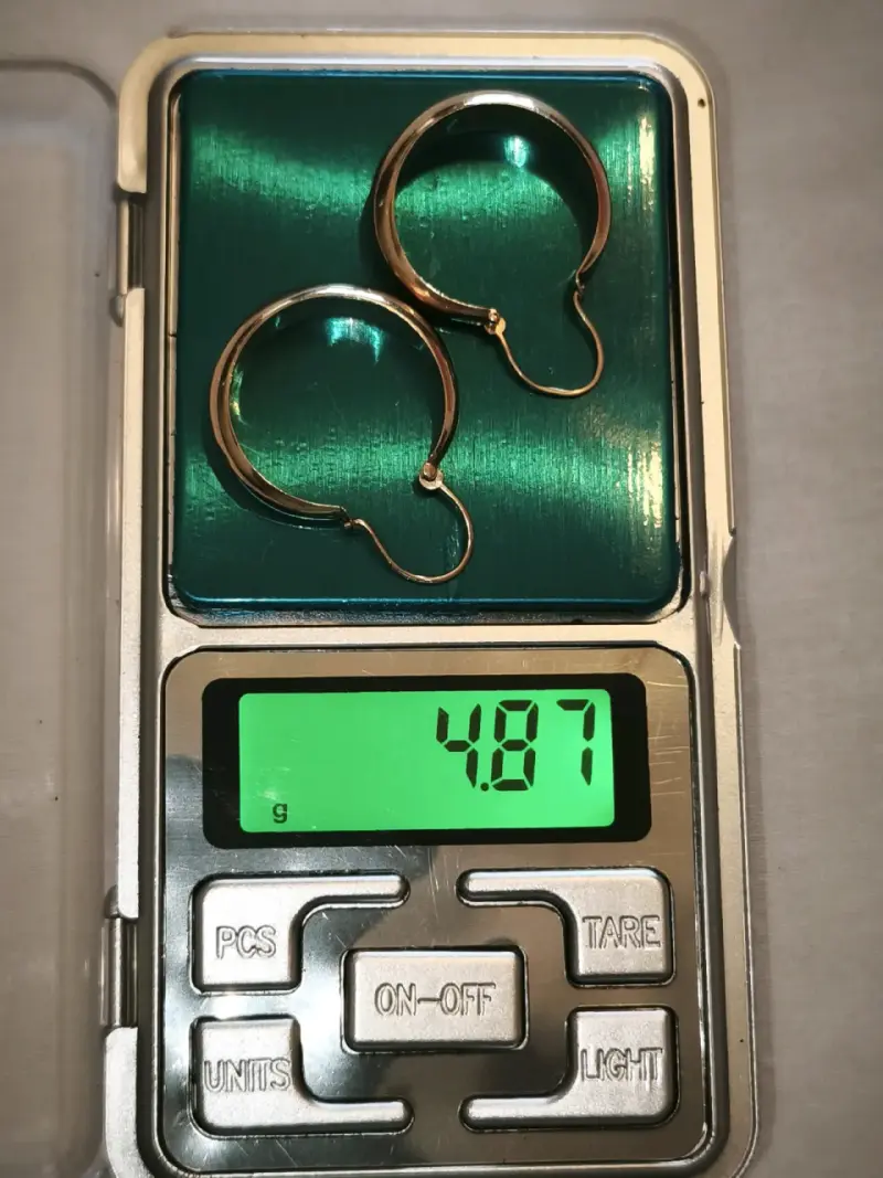 Aros de oro 18k elegantes - 4
