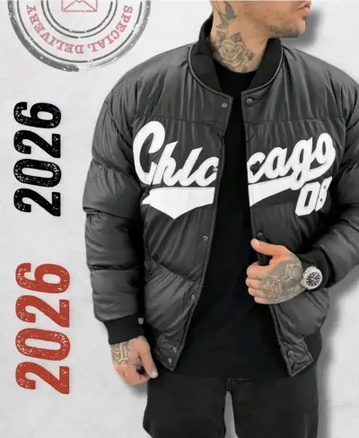 Campera Chicago 08 Negra para Hombre - miniatura 2