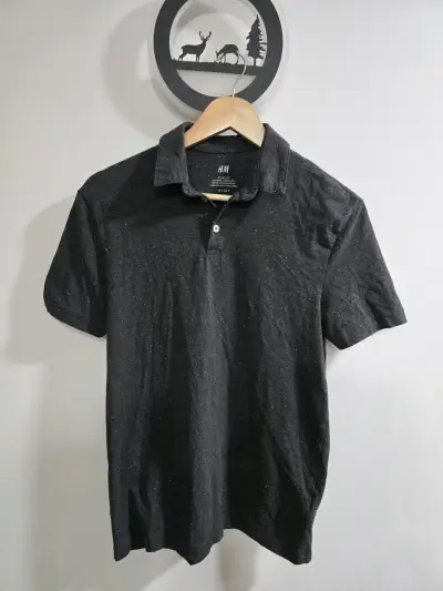 Polera cuello pique gris - miniatura 3