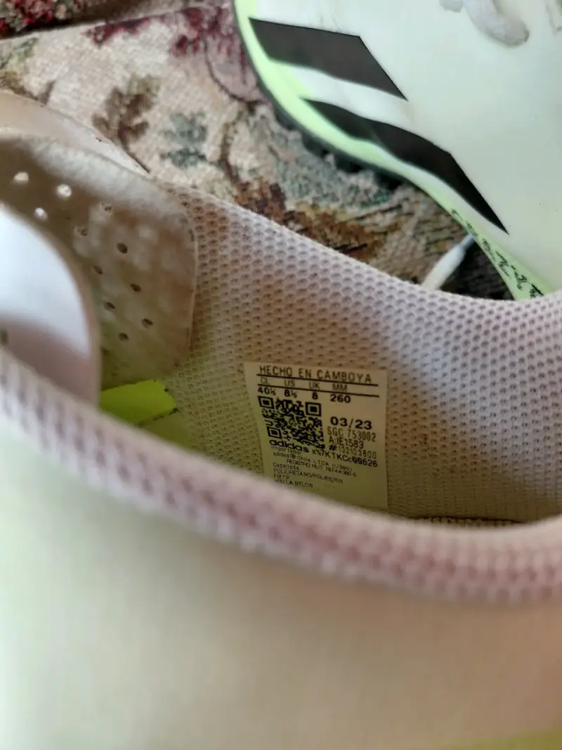 Zapatillas deportivas Adidas Crazyfast blancas y verdes - 3