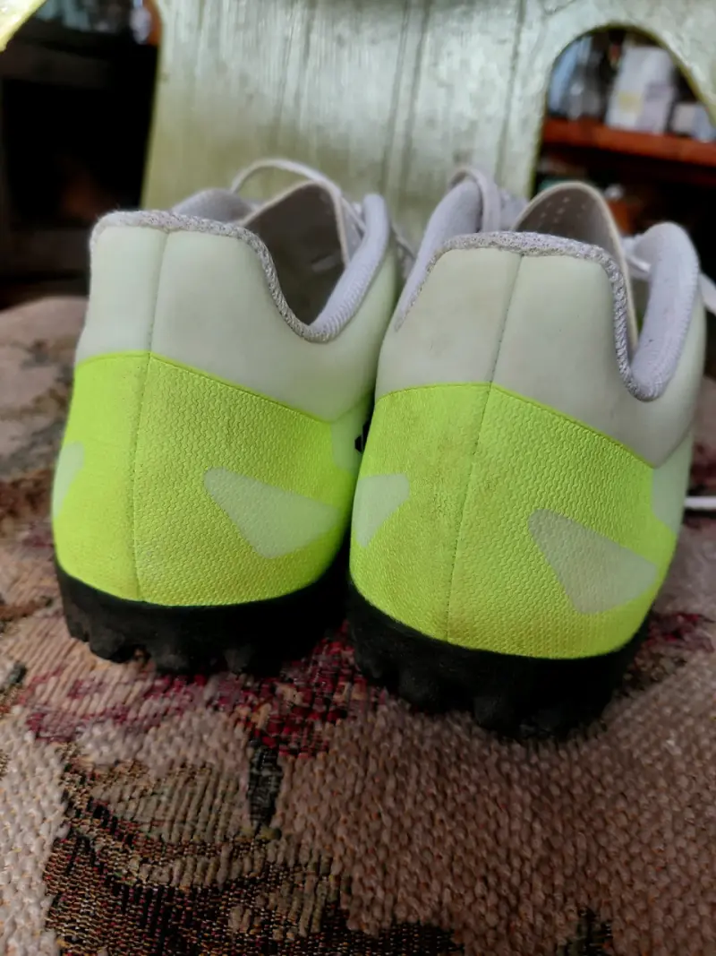 Zapatillas deportivas Adidas Crazyfast blancas y verdes - 4