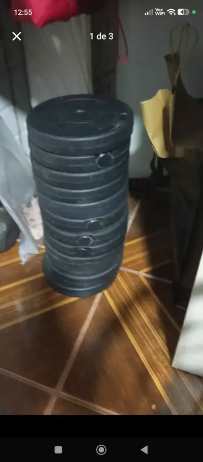Discos de Pesas 2kg para Entrenamiento - miniatura 1