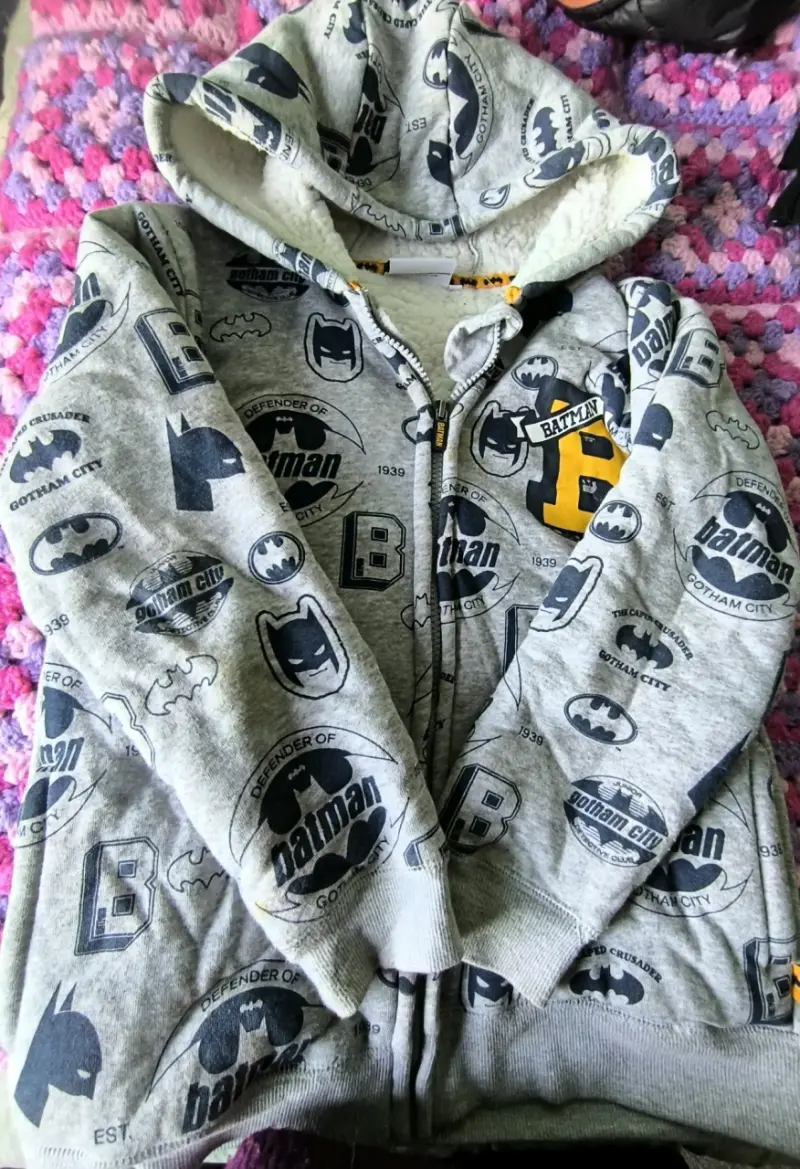 Chaqueta de felpa negra K-Sport con cierre - 5