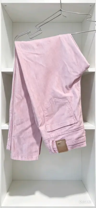 Pantalones rosados de mujer estilo casual - miniatura 1