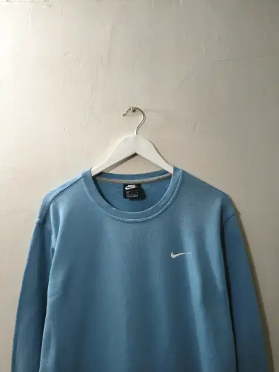 Polerón Nike azul claro para hombre - miniatura 2