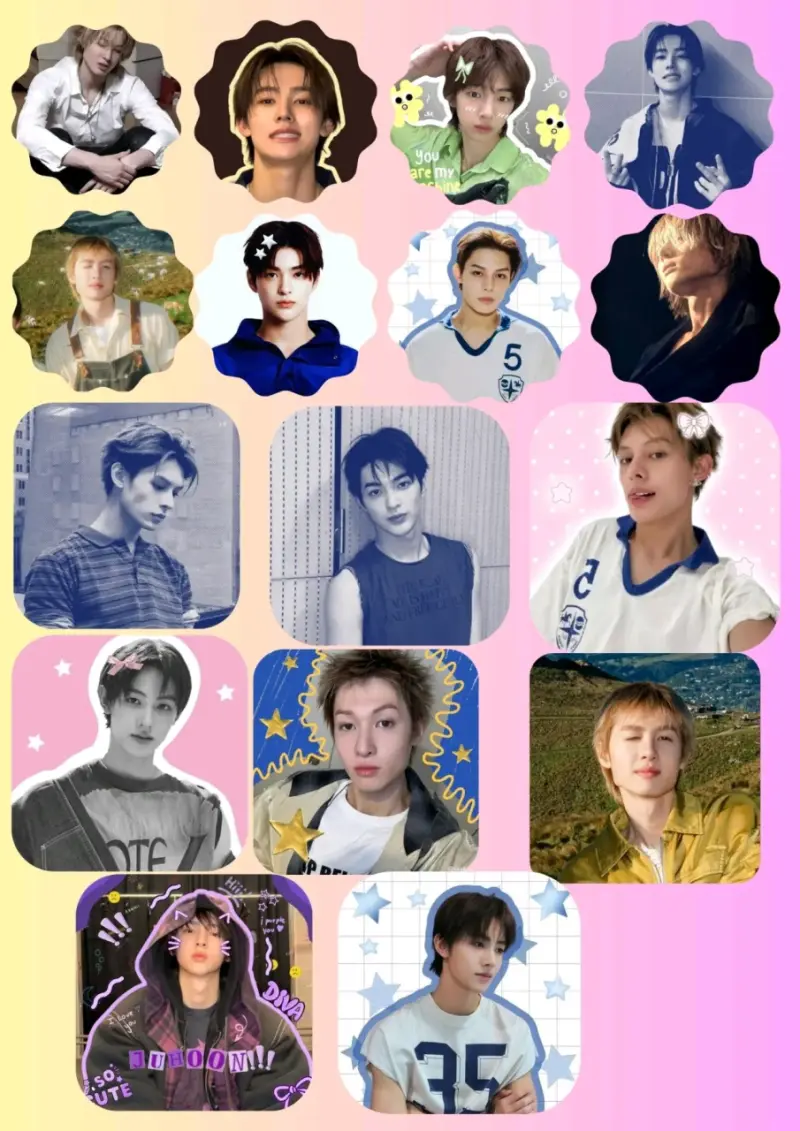 Pack de Stickers para Freebies de Kpop - 2