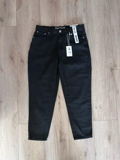 Jeans Mom Fit Tiro Alto Mujer Talla 40 - miniatura 5