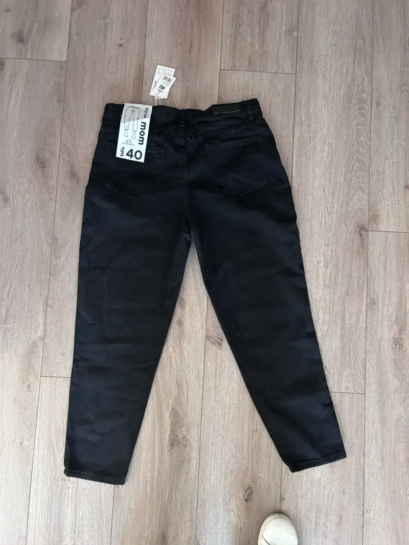 Jeans Mom Fit Tiro Alto Mujer Talla 40 - 6