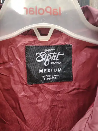 Chaqueta Drip Eighty Eight Brand Burdeo - miniatura 3