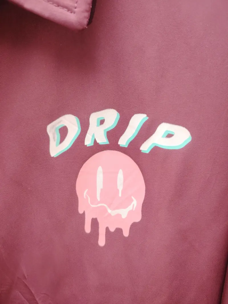 Chaqueta Drip Eighty Eight Brand Burdeo - 4