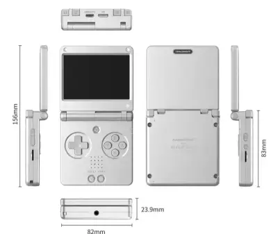 Consola rg SP, anbernic inspirada en la gameboy ad - miniatura 4