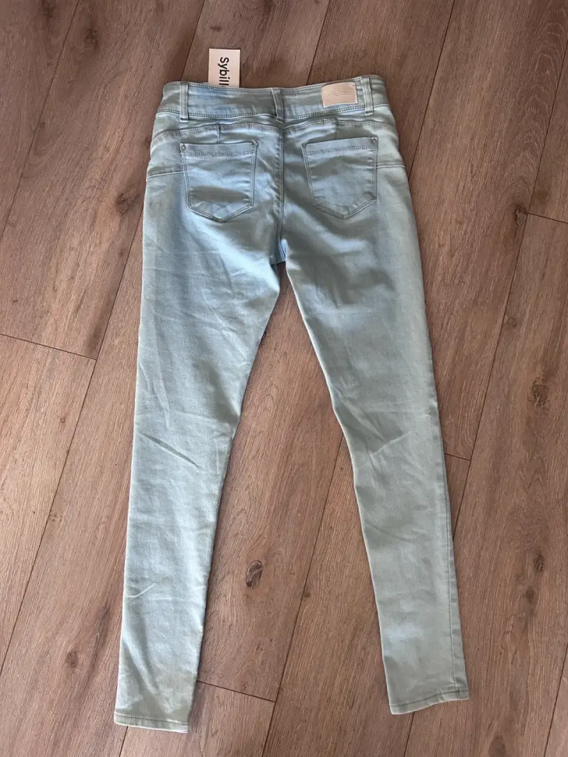 Pantalones skinny celestes para mujer Molly - 3
