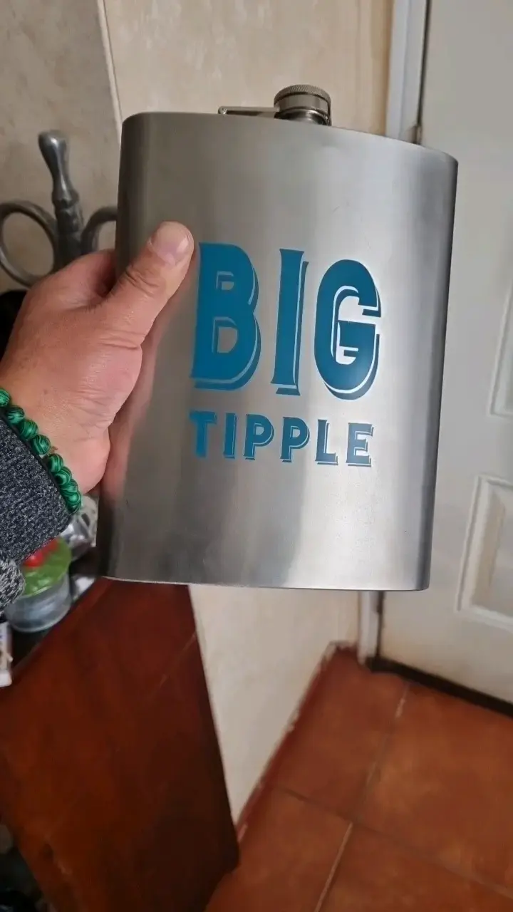 Petaca de acero inoxidable Big Tipple - 1