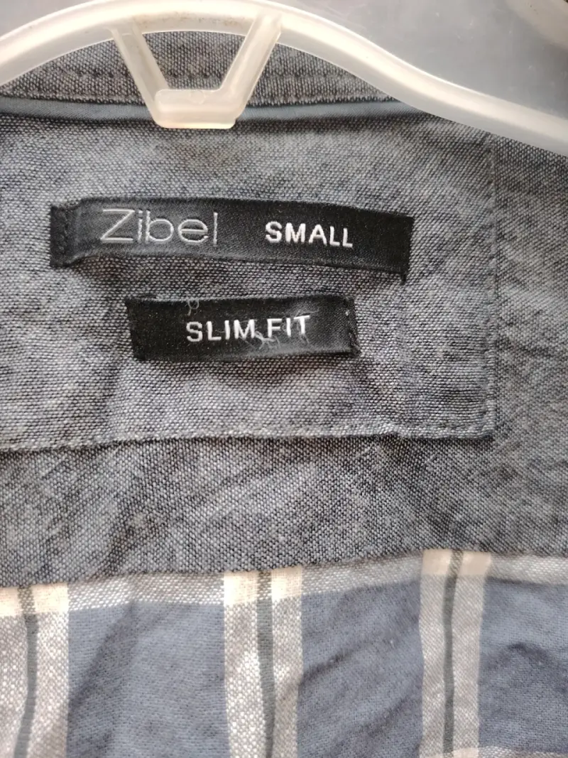 Camisa a cuadros azul Zibel slim fit - 2