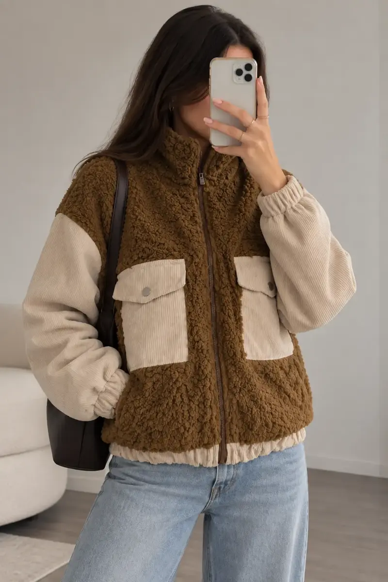 Chaqueta con peludito - 1