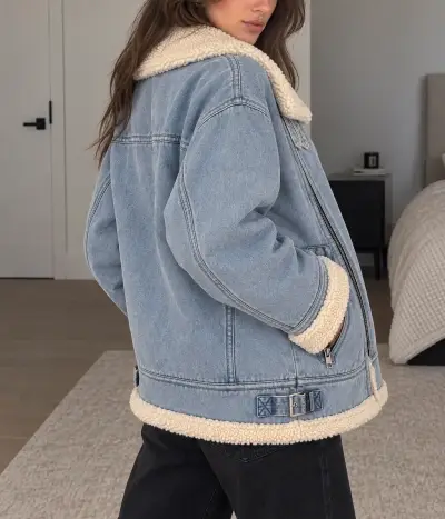 Chaqueta de mezclilla con chiporro - miniatura 2