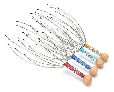 Masajeador de Cabeza Metálico Multicolor - miniatura 1