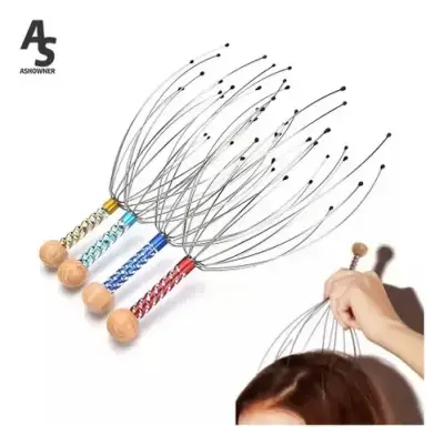 Masajeador de Cabeza Metálico Multicolor - miniatura 3