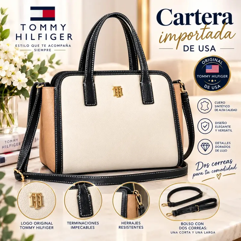 Cartera Tommy Hilfiger Importada de USA - 1