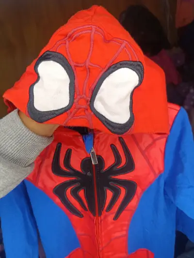 Disfraz de Spiderman para niño con capucha - miniatura 1