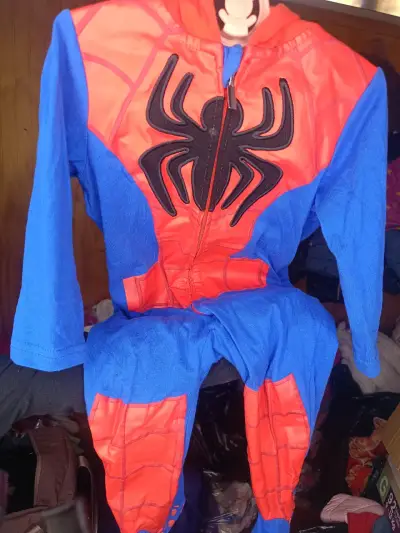 Disfraz de Spiderman para niño con capucha - miniatura 4