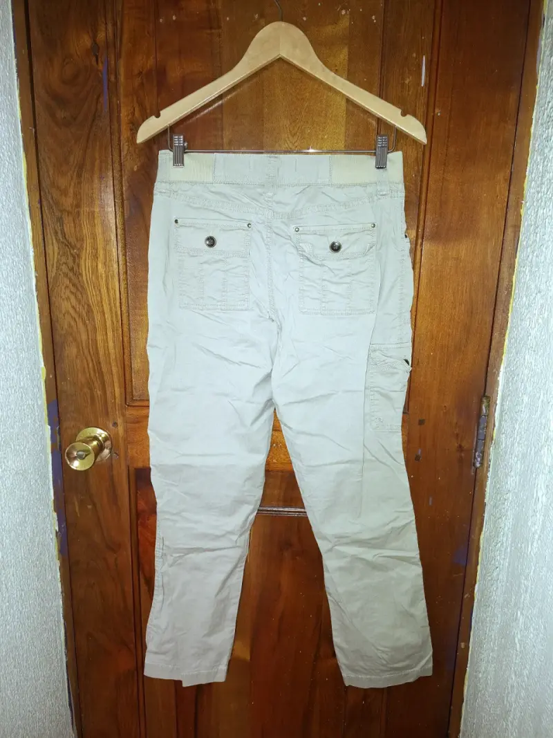 Pantalones cargo beige para mujer Sonoma - 2